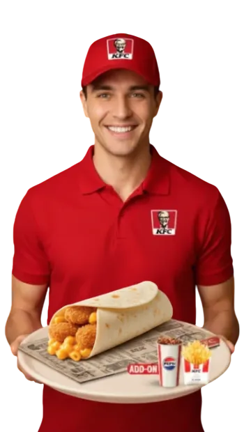 Mac & Cheese KFC Wrap