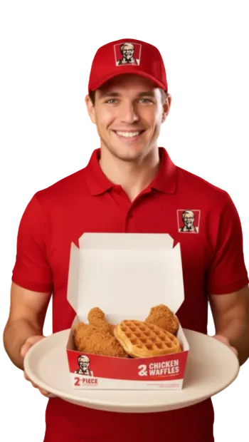 2 pc. Chicken & Waffles Box